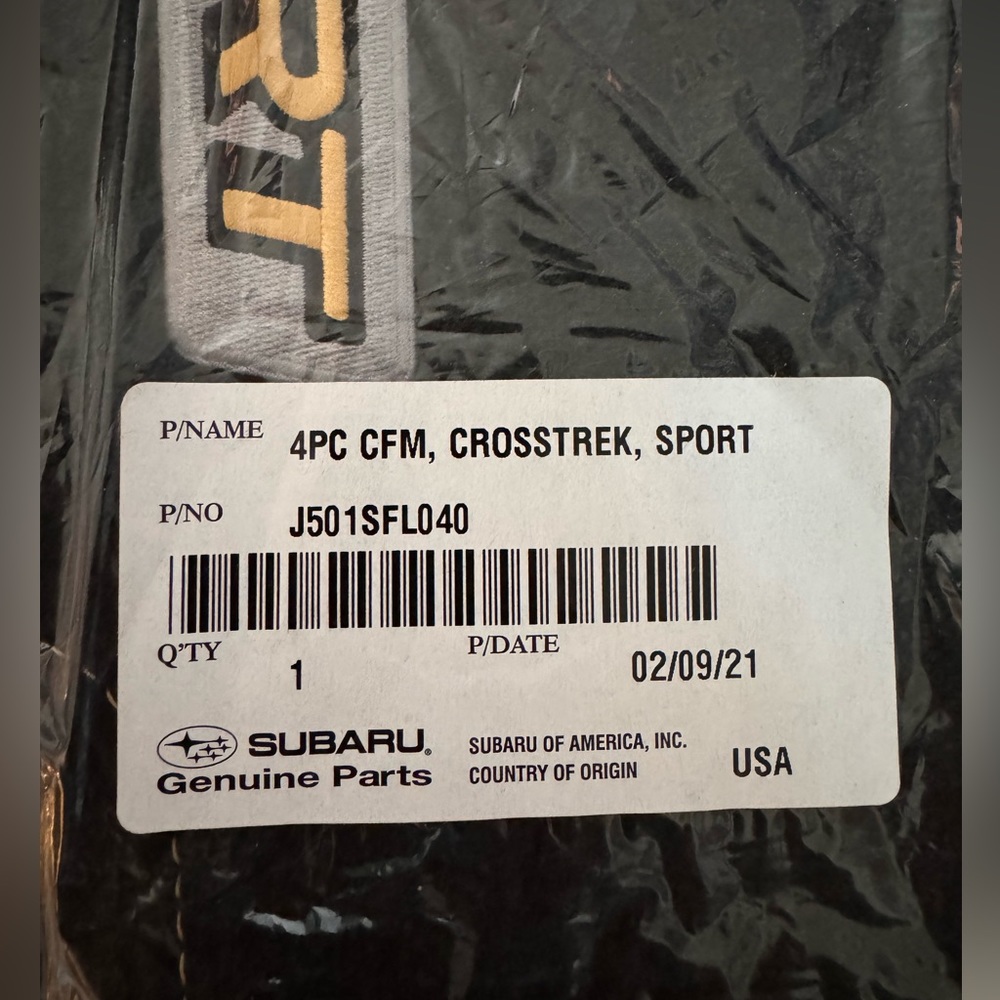2019-2023 Subaru Crosstrek Floor Mats